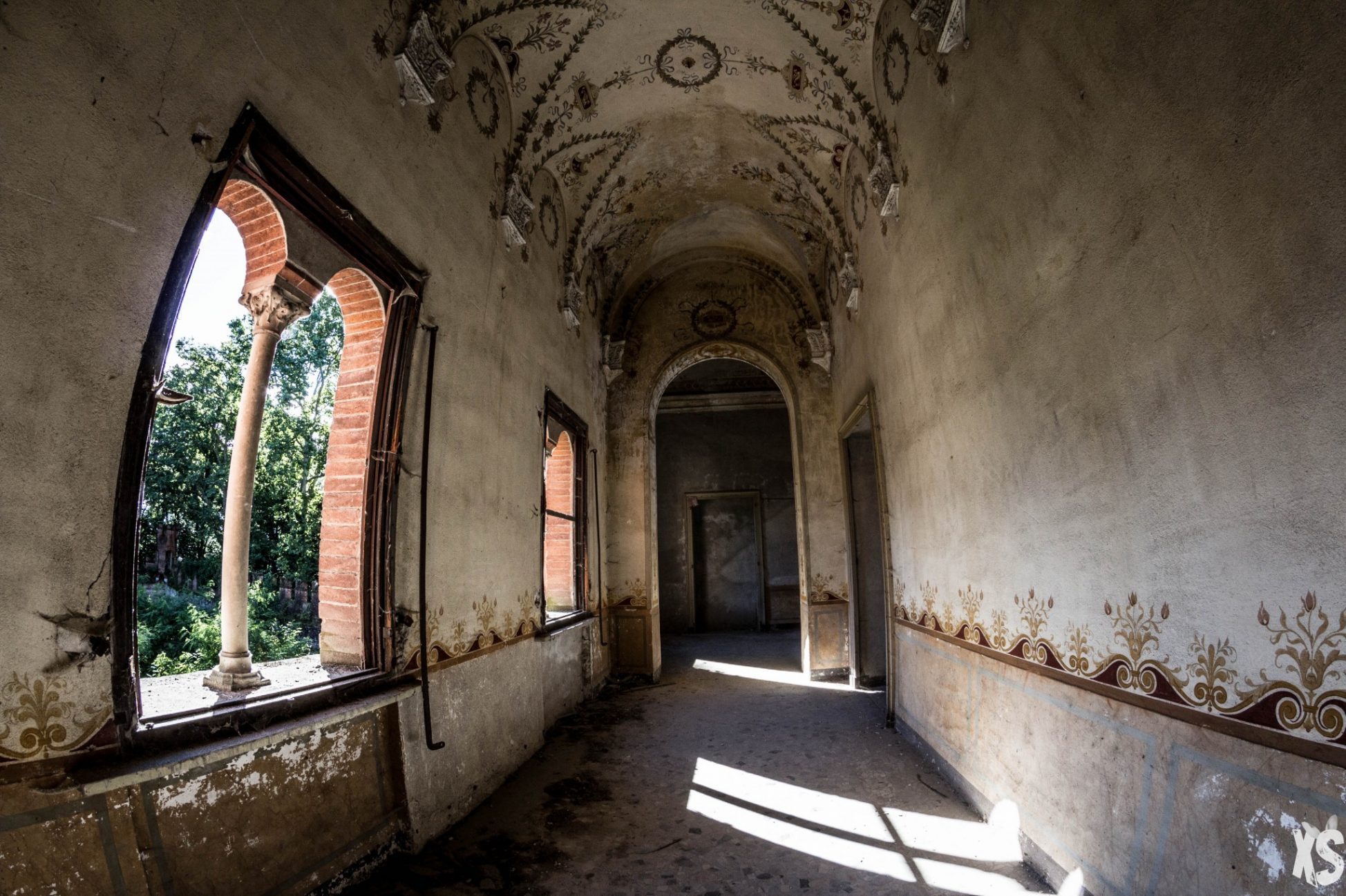 Château abandonné en Italie