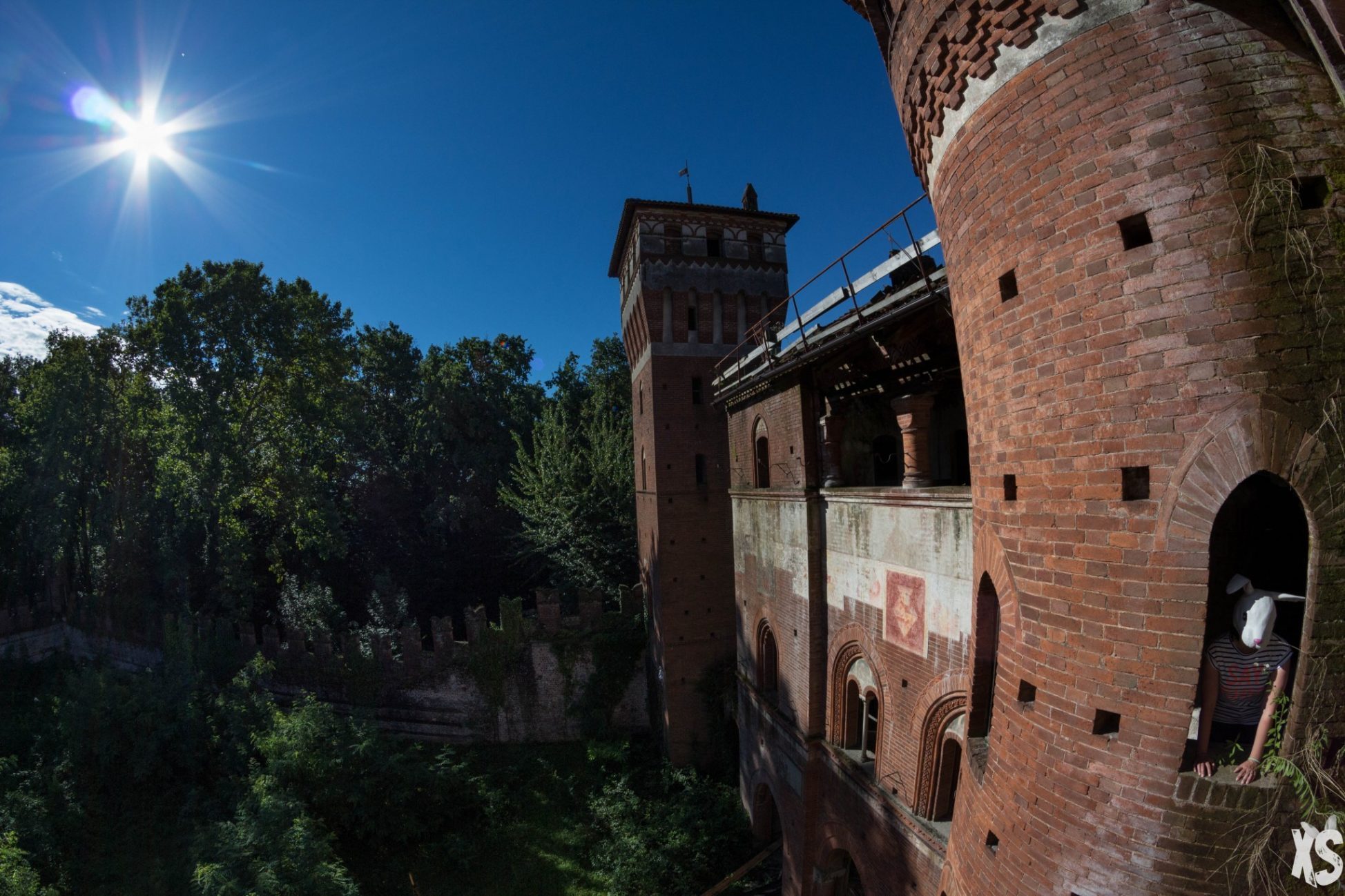Château abandonné en Italie