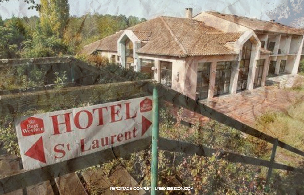 Hôtel abandonné situé à Boulazac Isle Manoire | urbexsession.com/hotel-le-saint-laurent-boulazac-isle-manoire | Urbex Dordogne