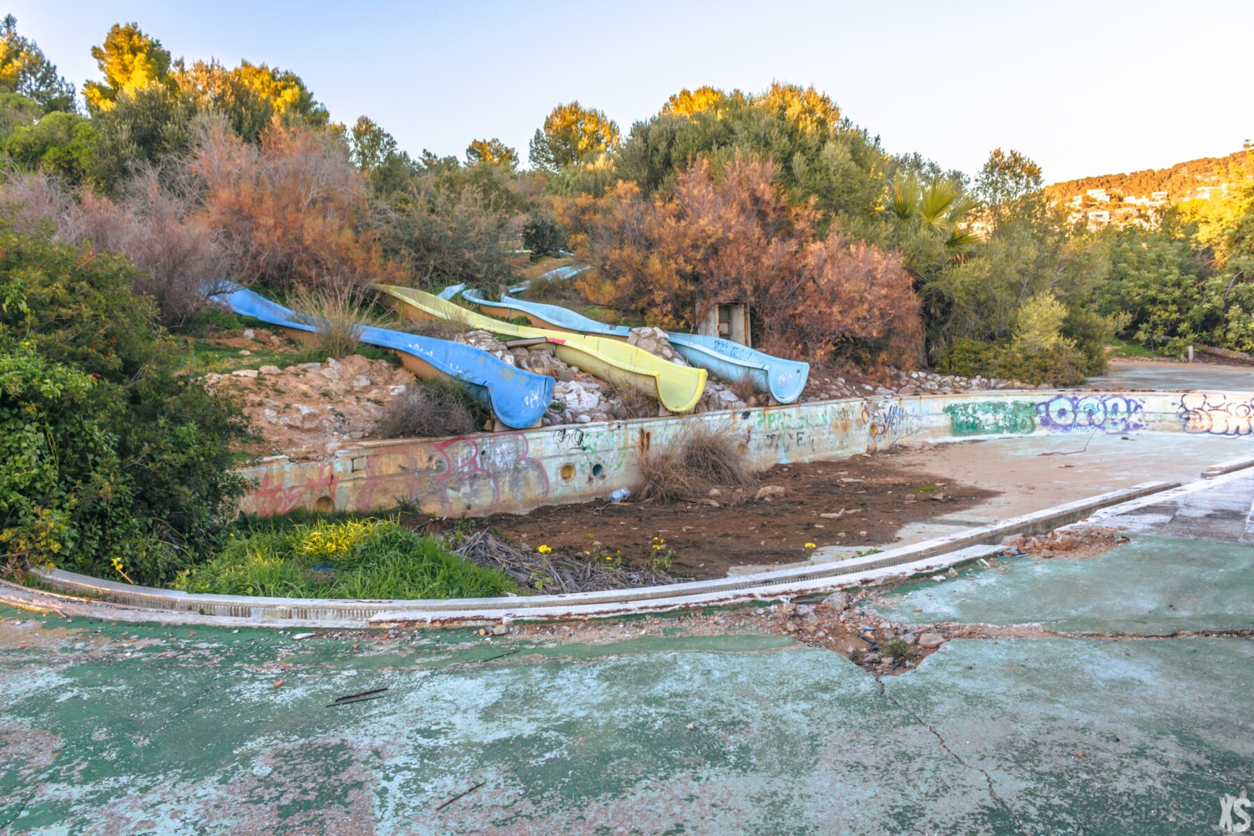 Parc aquatique abandonné en Espagne | urbexsession.com/parc-aquatique-de-sitges | Urbex Espagne