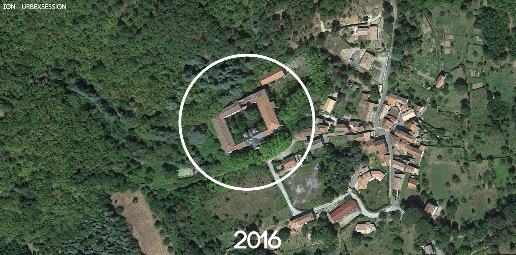 Pensionnat catholique abandonné en Languedoc-Roussillon