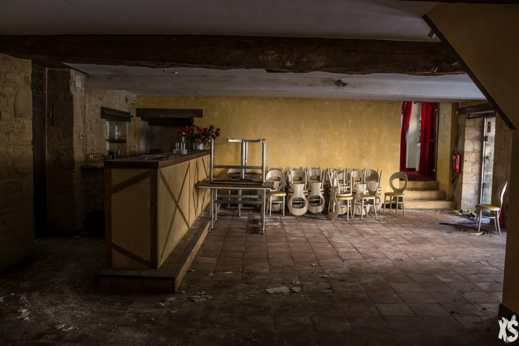 Hôtel abandonné en Aquitaine