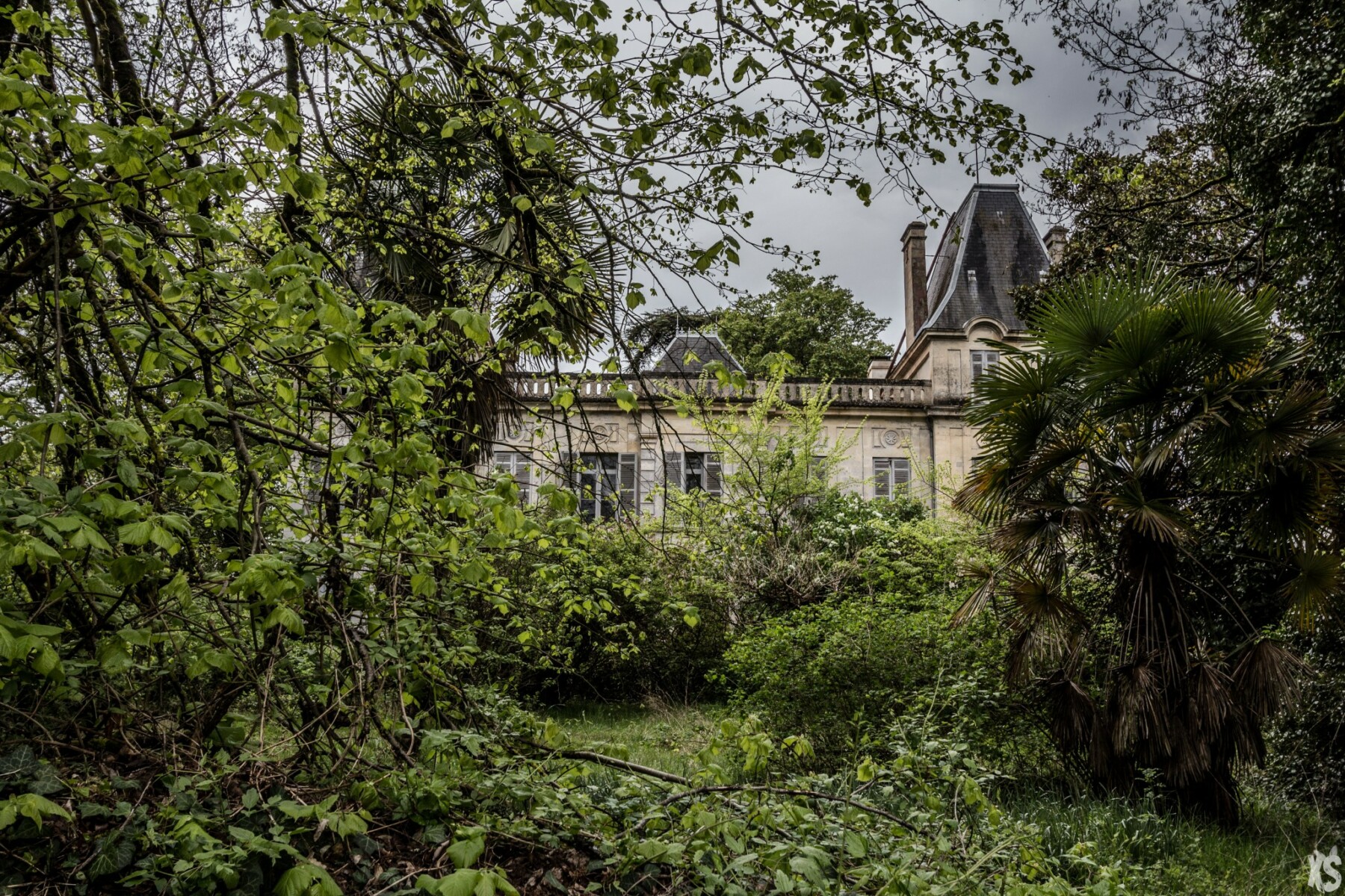Château abandonné en Gironde