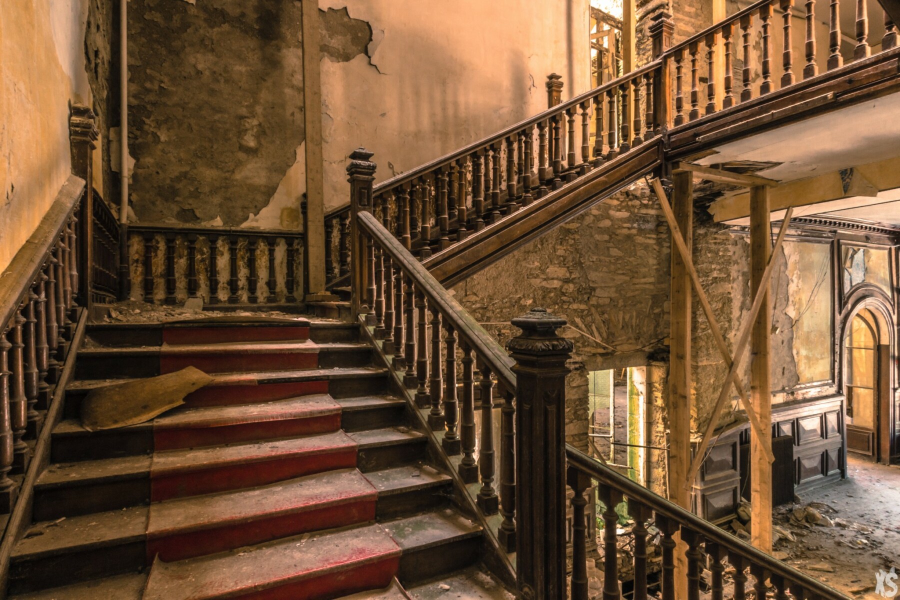 Hôtel abandonné dans le sud-ouest de la France