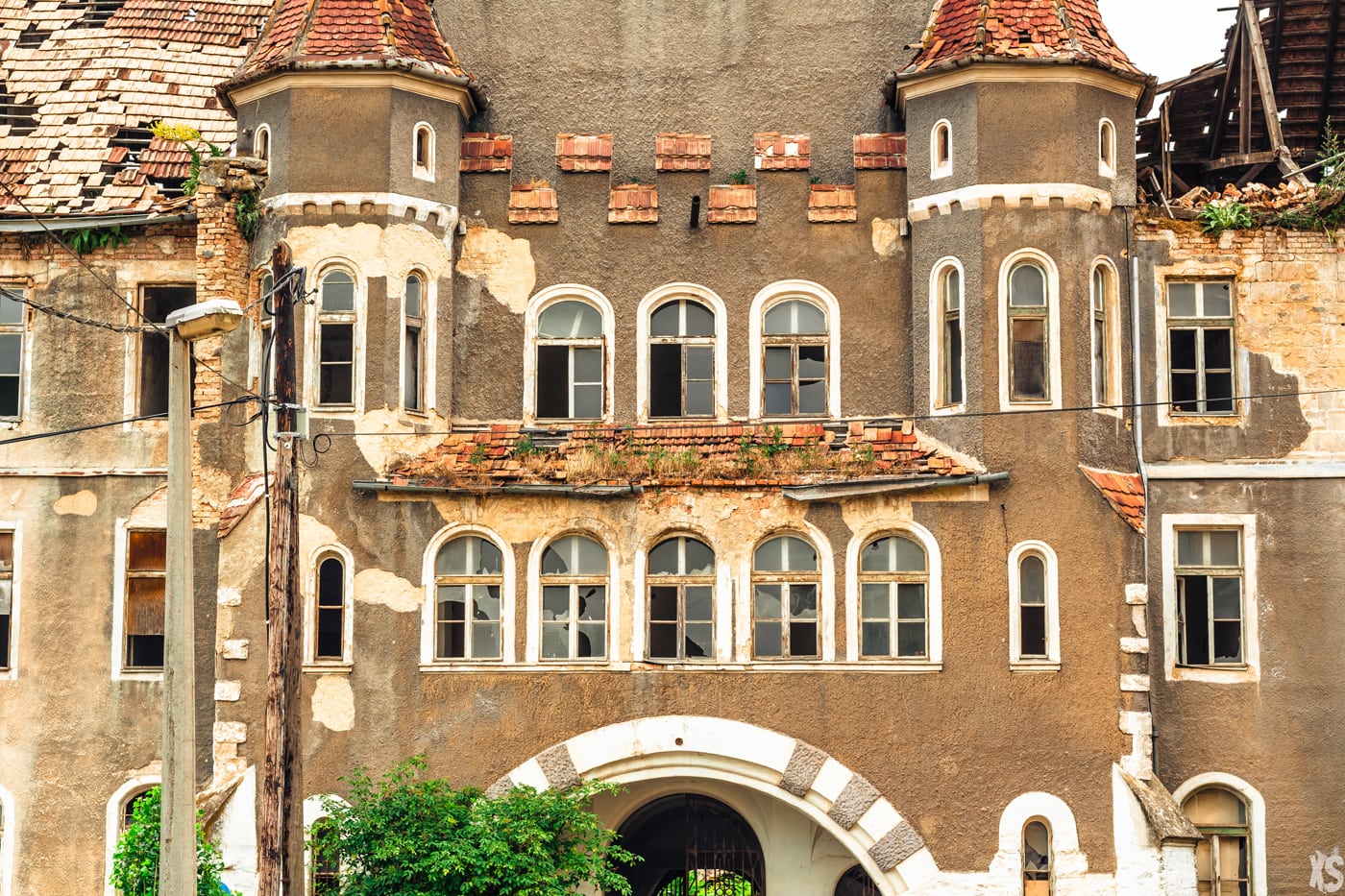 Château abandonné situé en Hongrie